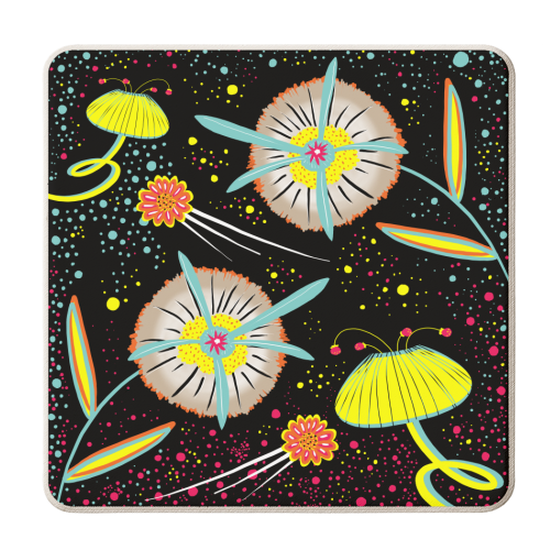 Moon Garden - personalised beer coaster by InspiredImages