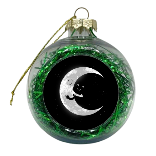 Moon Hug - xmas bauble by carbine