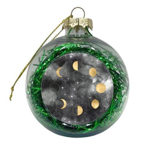 Moon phases - xmas bauble by Anastasios Konstantinidis