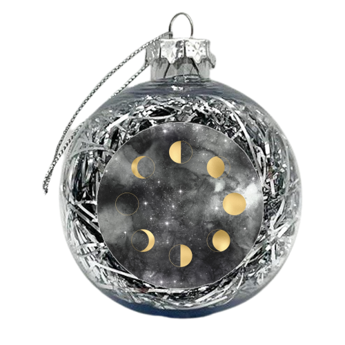 Moon phases - xmas bauble by Anastasios Konstantinidis