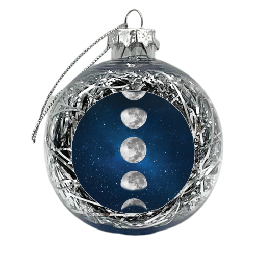 MOON PHASES - xmas bauble by Paper Deep Design