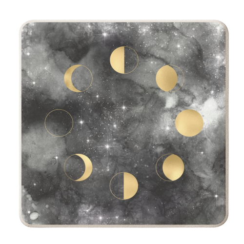 Moon phases - personalised beer coaster by Anastasios Konstantinidis