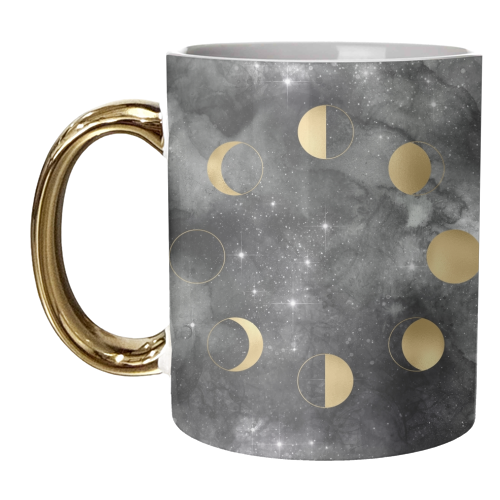 Moon phases - unique mug by Anastasios Konstantinidis