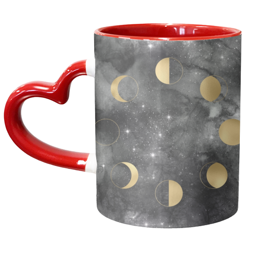 Moon phases - unique mug by Anastasios Konstantinidis