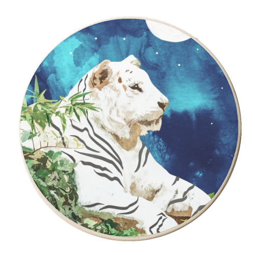 Moonbath - personalised beer coaster by Uma Prabhakar Gokhale