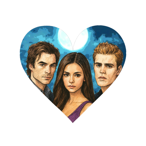 Moonlit Vampires - Magnet by Ms Doodle