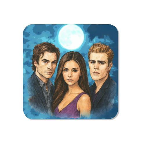 Moonlit Vampires - Magnet by Ms Doodle