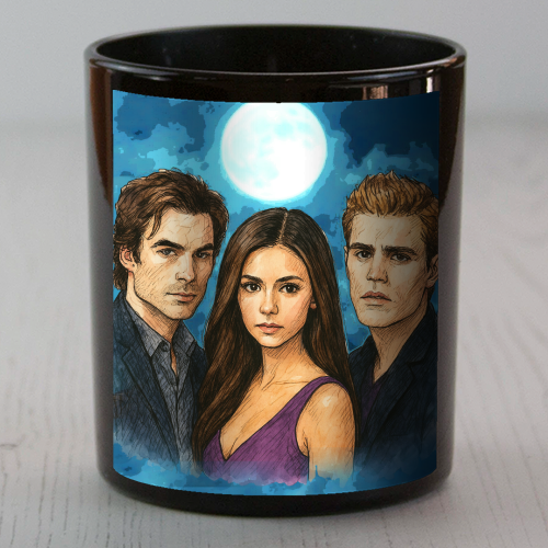 Moonlit Vampires - scented candle by Ms Doodle