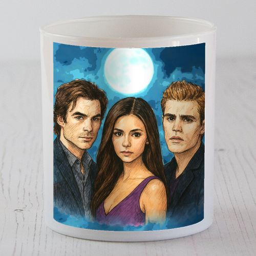 Moonlit Vampires - scented candle by Ms Doodle