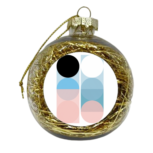 Moons of today - xmas bauble by Brita Ingebrigtsen