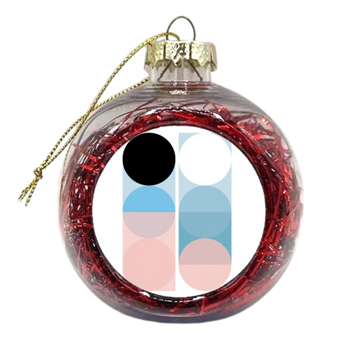 Moons of today - xmas bauble by Brita Ingebrigtsen