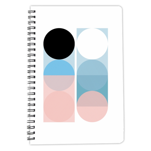 Moons of today - personalised A4, A5, A6 notebook by Brita Ingebrigtsen