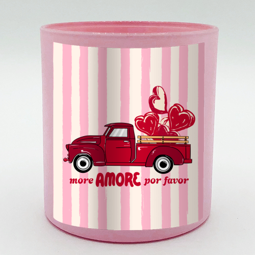 More Amore Por Favor Retro Love Truck - scented candle by EZbie