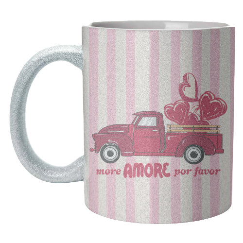 More Amore Por Favor Retro Love Truck - unique mug by EZbie