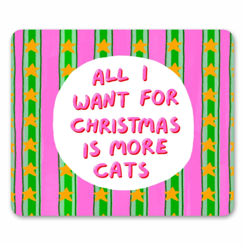 More Cats - mouse mat by The Paper Tail