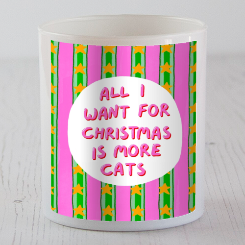 More Cats - scented candle by The Paper Tail