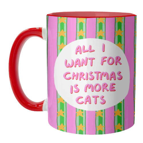 More Cats - unique mug by The Paper Tail