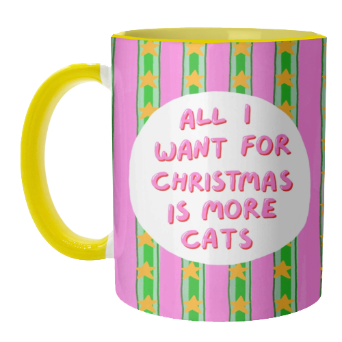 More Cats - unique mug by The Paper Tail