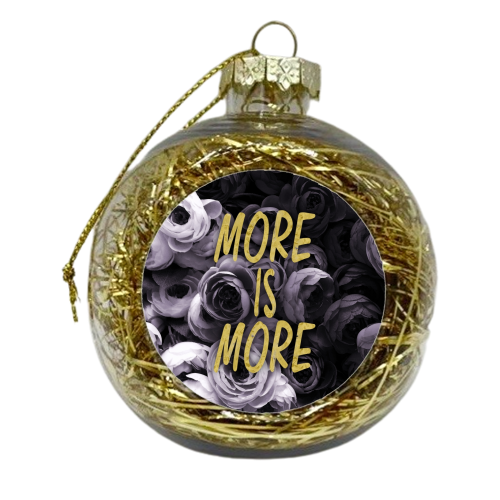 More is More - xmas bauble by EMANUELA CARRATONI