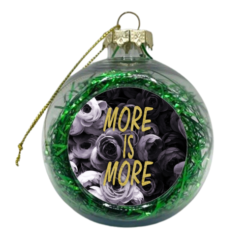 More is More - xmas bauble by EMANUELA CARRATONI