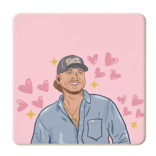 Morgan sparkle - personalised beer coaster by Becka O’Connor