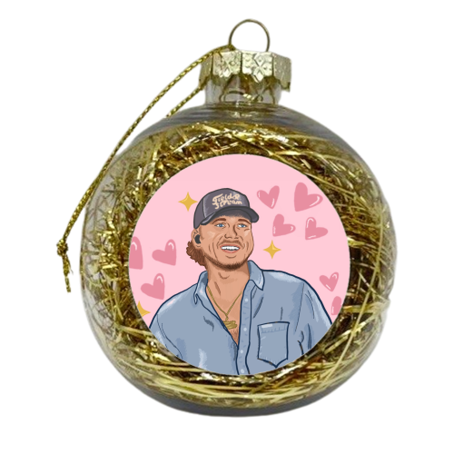 Morgan sparkle - xmas bauble by Becka O’Connor