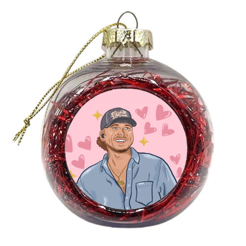 Morgan sparkle - xmas bauble by Becka O’Connor