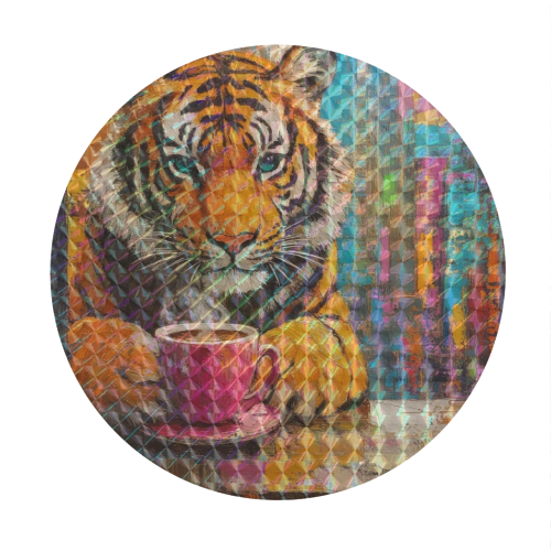 Morning coffee - Circle Sticker by DejaReve