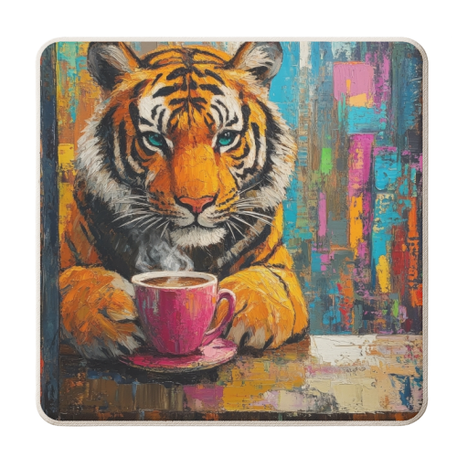 Morning coffee - personalised beer coaster by DejaReve