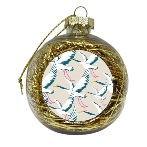 Morning Flight - xmas bauble by Draper & Harlow