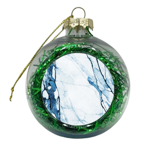 Moroccan Blue - xmas bauble by Uma Prabhakar Gokhale