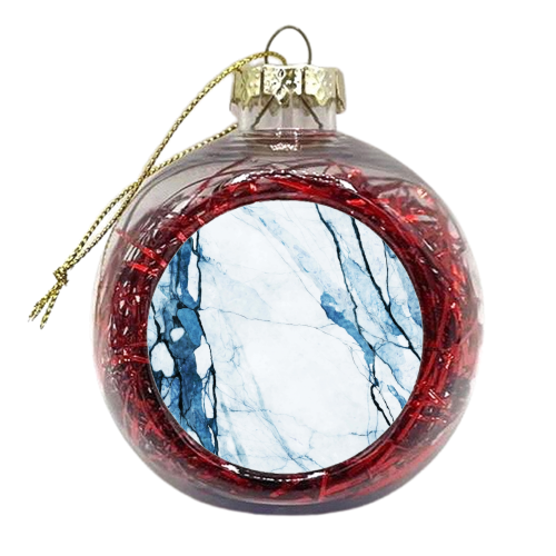 Moroccan Blue - xmas bauble by Uma Prabhakar Gokhale