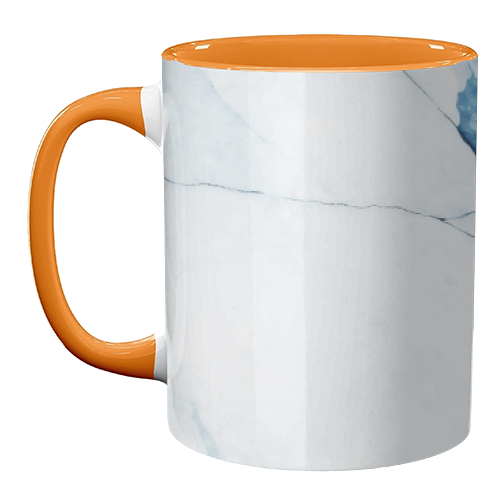 Moroccan Blue - unique mug by Uma Prabhakar Gokhale