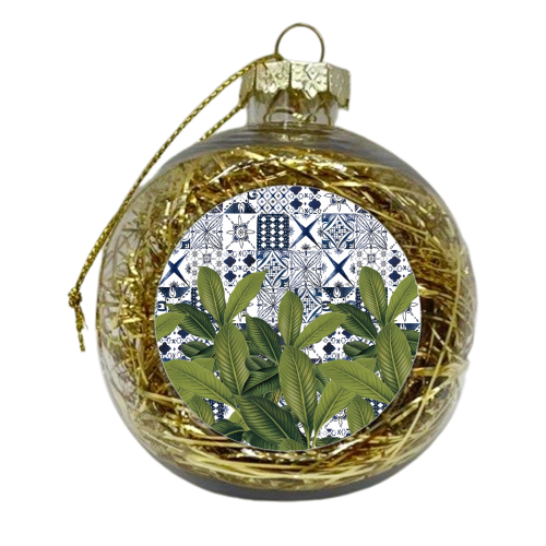 Moroccan Fern - xmas bauble by MariaKritzas