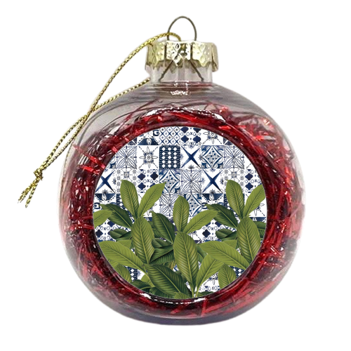 Moroccan Fern - xmas bauble by MariaKritzas