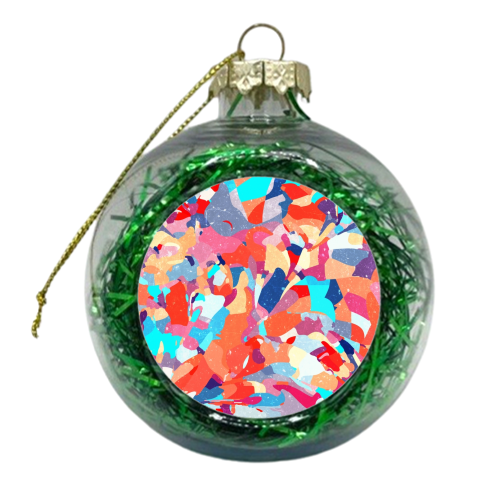 Mosaic Floor - xmas bauble by Uma Prabhakar Gokhale
