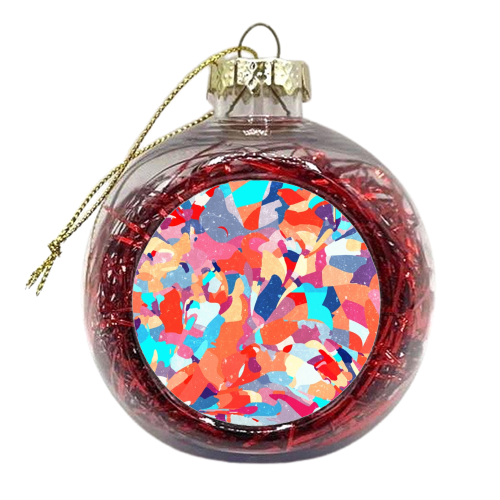 Mosaic Floor - xmas bauble by Uma Prabhakar Gokhale