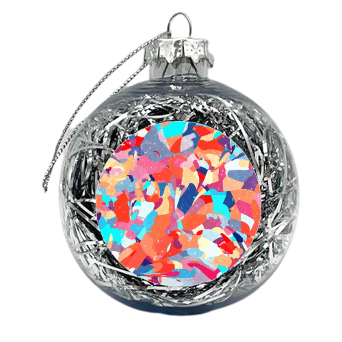 Mosaic Floor - xmas bauble by Uma Prabhakar Gokhale