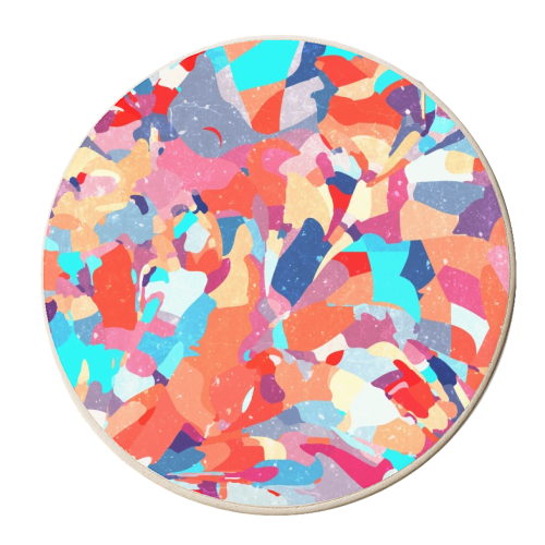 Mosaic Floor - personalised beer coaster by Uma Prabhakar Gokhale