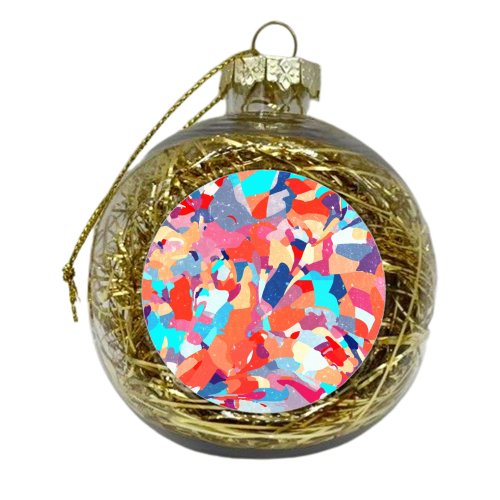 Mosaic Floor - xmas bauble by Uma Prabhakar Gokhale