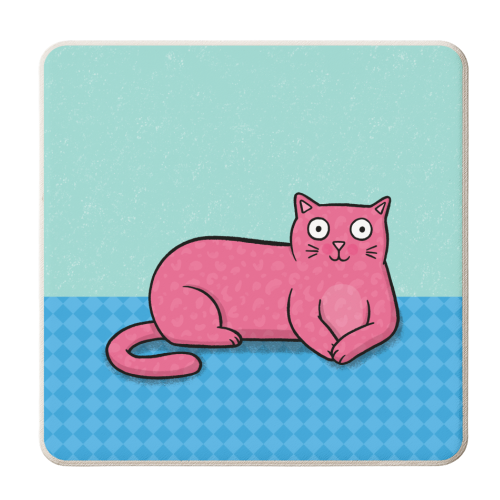 Most Important Cat - personalised beer coaster by Drawn to Cats