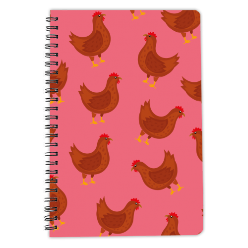 Mother Clucker Print - personalised A4, A5, A6 notebook by Laura Lonsdale