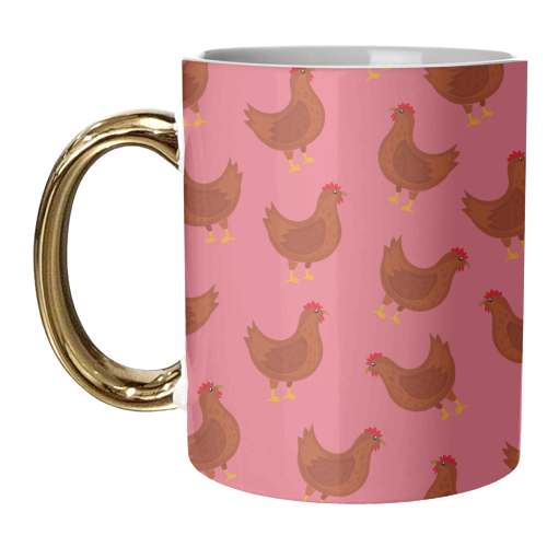 Mother Clucker Print - unique mug by Laura Lonsdale