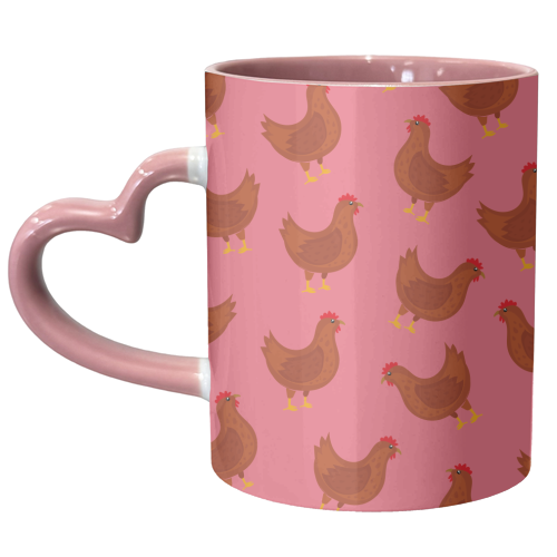 Mother Clucker Print - unique mug by Laura Lonsdale