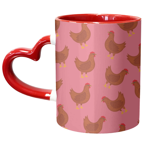 Mother Clucker Print - unique mug by Laura Lonsdale