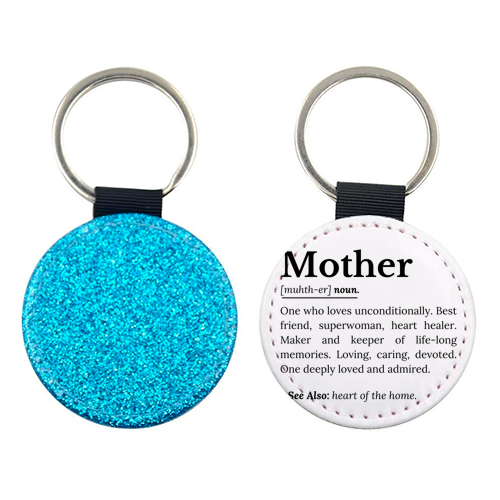 Mother Definition – The Real Superwoman of Life - keyring by timsal shol