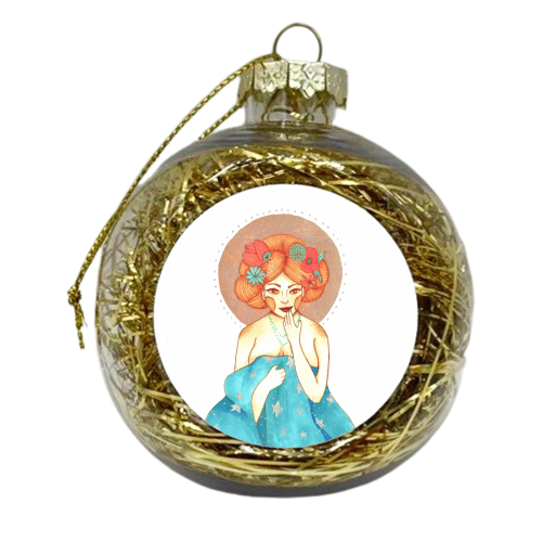 Mother Nature - xmas bauble by Erin Cole