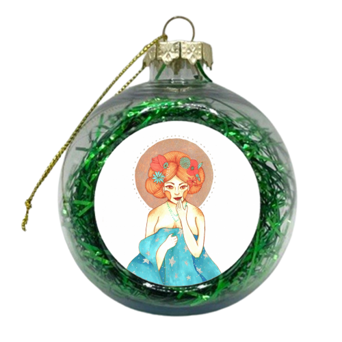 Mother Nature - xmas bauble by Erin Cole