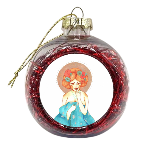 Mother Nature - xmas bauble by Erin Cole