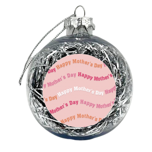 Mother's Day swirl - xmas bauble by The Girl Next Draw